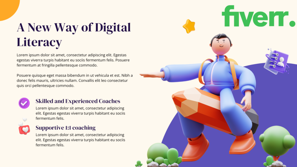 Fiverr course creation services