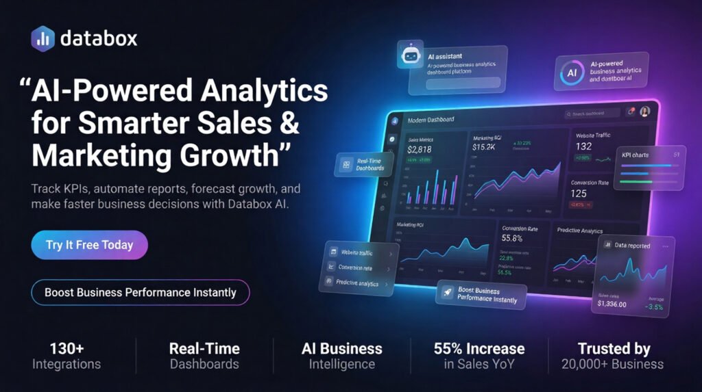 AI-Powered Analytics with Databox: The Smartest Way to Grow Sales & Marketing Performance