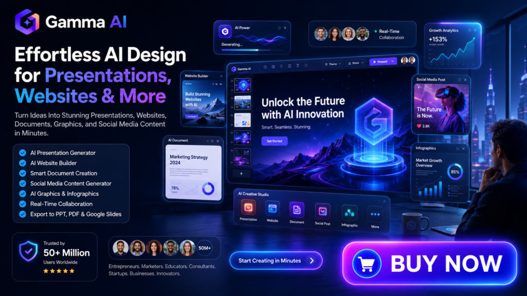 Gamma AI: The Ultimate AI Tool for Presentations, Websites, and Content Creation