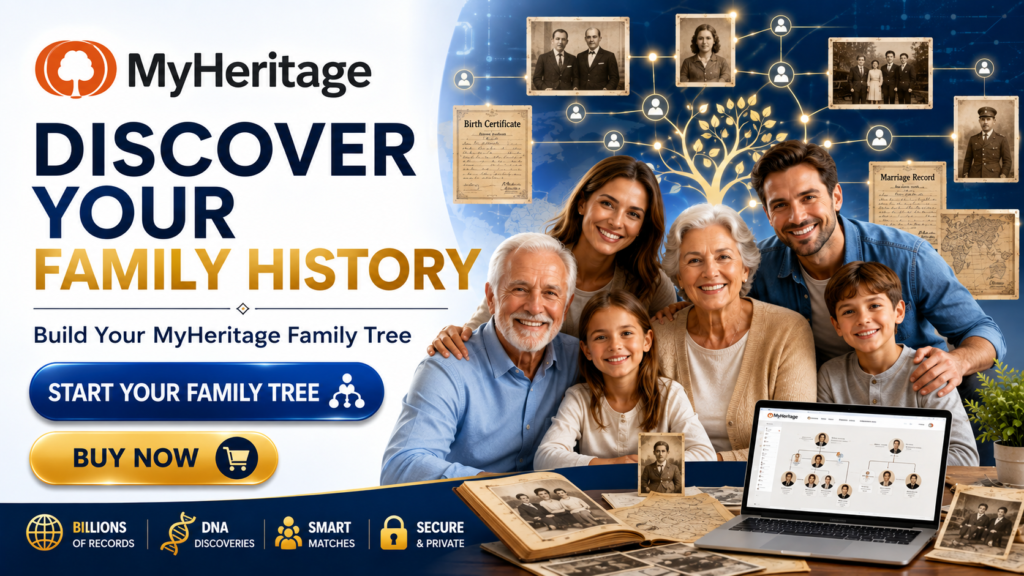MyHeritage: Discover Your Family History and Build Your Family Tree Online