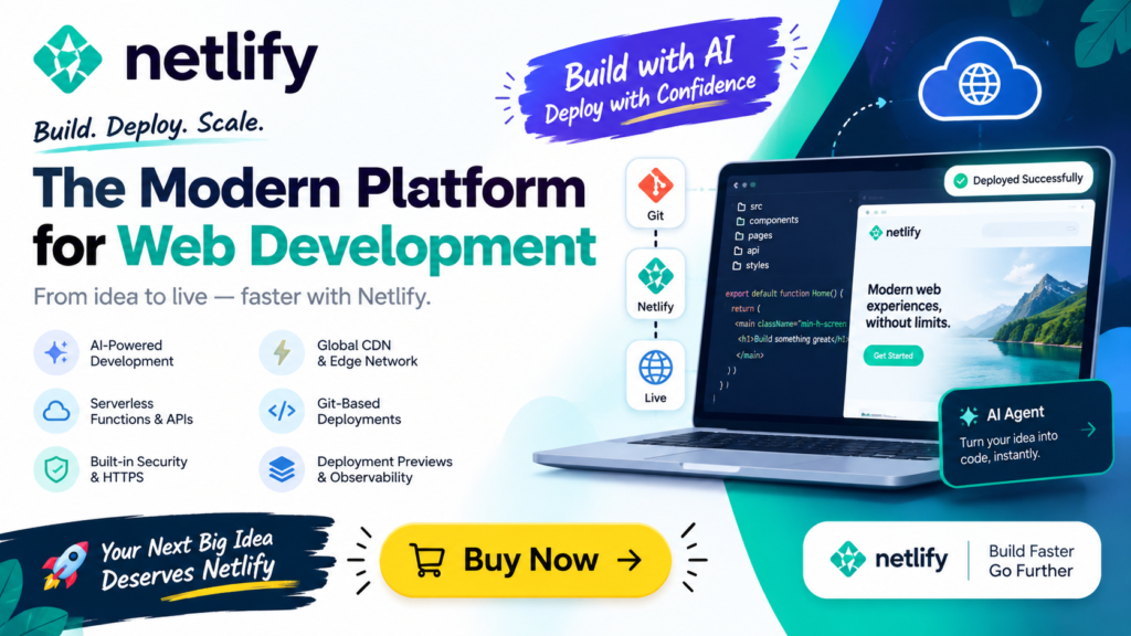 Netlify: AI-Powered Web Development and Deployment Platform