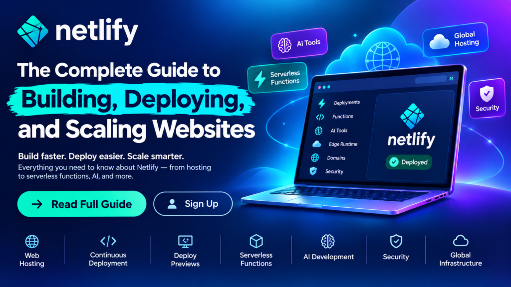 Netlify: The Complete Guide to Building, Deploying, and Scaling Websites