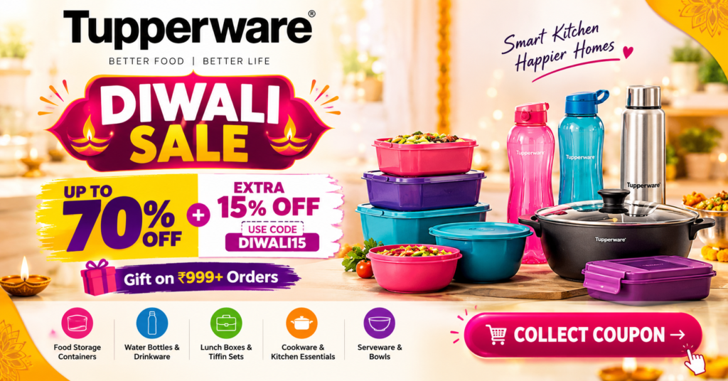 Tupperware Coupon Code October 2026: Up to 70% OFF